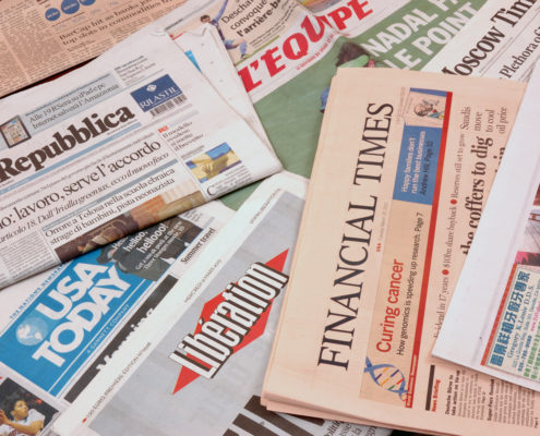 Newspapers from around the world